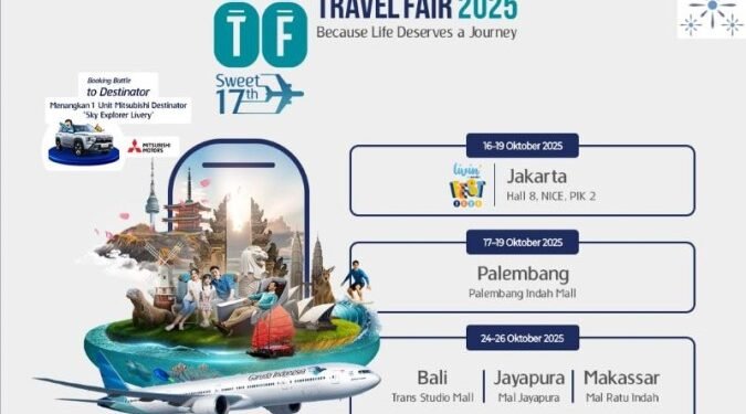 Garuda Indonesia Travel Fair 2025 Resmi Dibuka Hari Ini, Tawarkan Diskon Tiket dan Hadiah Mobil